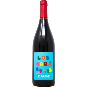 Bottle shot for 2024 Los Caracoles Malbec Mendoza