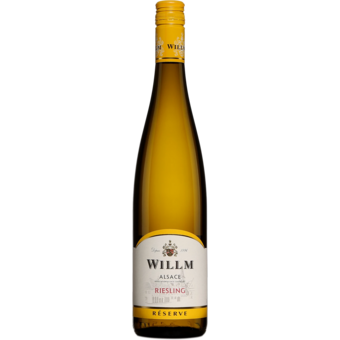 Bottle shot for 2024 Willm Riesling Reserve Alsace