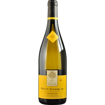 Bottle shot for 2023 Isabelle & Denis Pommier Petit Chablis Hauterivien
