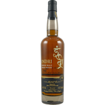 Bottle shot for  Indri Agneya Matured In Sheery & Bourbon Cask