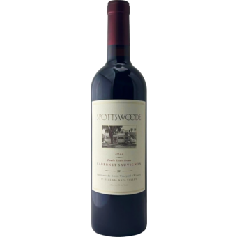 Bottle shot for 2022 Spottswoode Cabernet Sauvignon Napa Valley