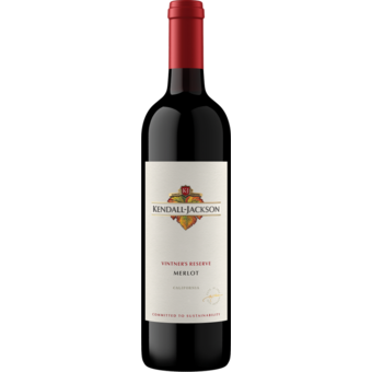 Bottle shot for 2023 Kendall Jackson Merlot Vintners Reserve