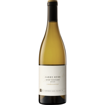 Bottle shot for 2019 Larry Hyde Chardonnay Hyde Vineyard Carneros Napa Valley