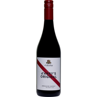 Bottle shot for 2021 D'arenberg D'arry's Original Shiraz Grenache