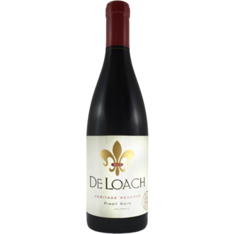 Bottle shot for 2024 Deloach Pinot Noir Heritage Reserve