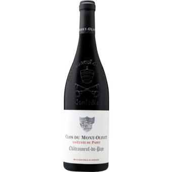 Bottle shot for 2023 Clos Du Mont Olivet Chateauneuf Du Pape "La Cuvee Du Papet"