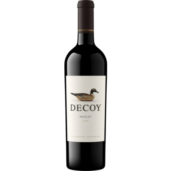 Bottle shot for 2023 Duckhorn Decoy Merlot