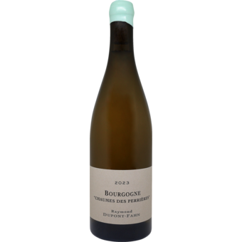 Bottle shot for 2023 Raymond Dupont Fahn Bourgogne "Chaumes Des Perrieres"