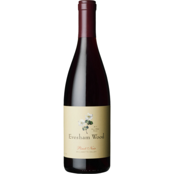 Bottle shot for 2024 Evesham Wood Willamette Valley Pinot Noir