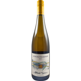 Bottle shot for 2023 Albert Mann Gewurztraminer
