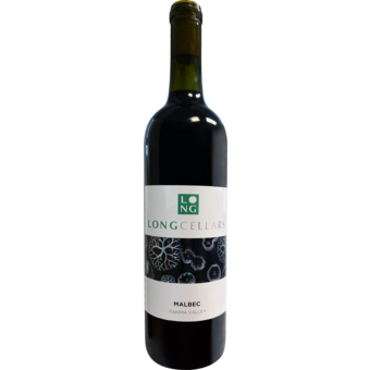 Bottle shot for 2022 Long Cellars Boushey Malbec