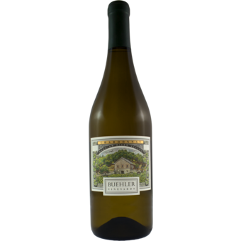 Bottle shot for 2022 Buehler Chardonnay Russian River Valley