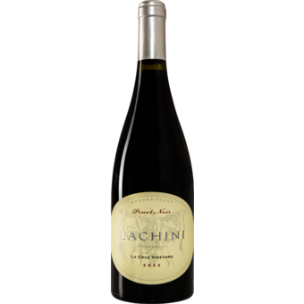 Bottle shot for 2022 Lachini Pinot Noir La Cruz Vineyard Sonoma Coast