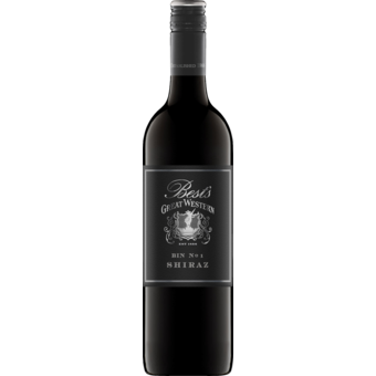 Bottle shot for 2021 Best's Great Western Shiraz Bin No. 1