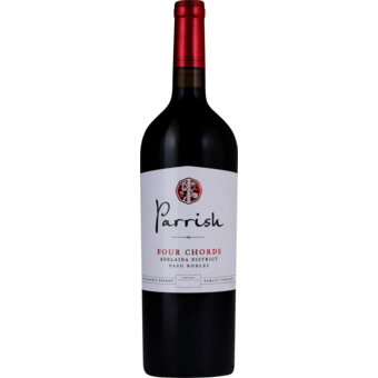 Bottle shot for 2019 Parrish Four Chords Red