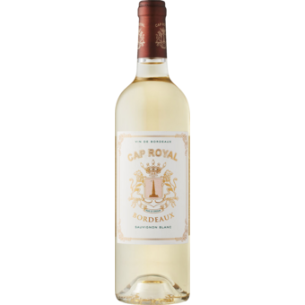 Bottle shot for 2024 Cap Royal Bordeaux Blanc