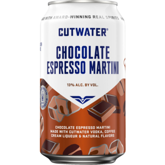 Bottle shot for  Cutwater Chocolate Espresso Martini