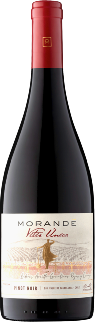 Bottle shot for 2022 Morande Vitis Unica Pinot Noir