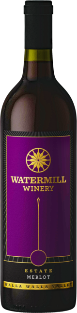 Bottle shot for 2021 Watermill Estate Merlot