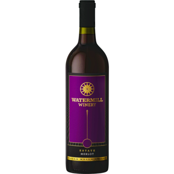 Bottle shot for 2021 Watermill Estate Merlot