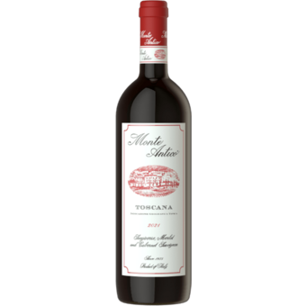 Bottle shot for 2021 Monte Antico Rosso Toscana