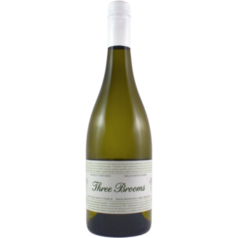 Bottle shot for 2025 Three Brooms Sauvignon Blanc