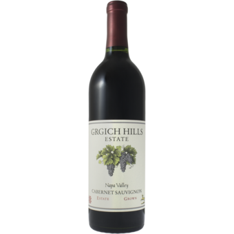 Bottle shot for 2021 Grgich Hills Cabernet Sauvignon
