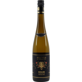 Bottle shot for 2024 Nik Weis St Urbans Hof Old Vine Riesling