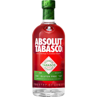 Bottle shot for  Absolut Tabasco