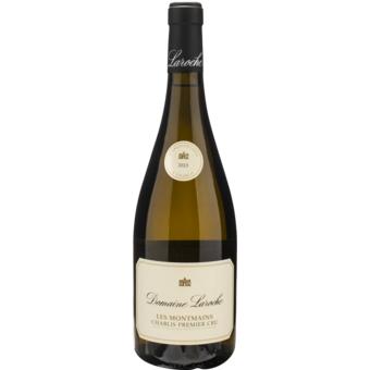 Bottle shot for 2023 Domaine Laroche Chablis 1er Cru Montmains