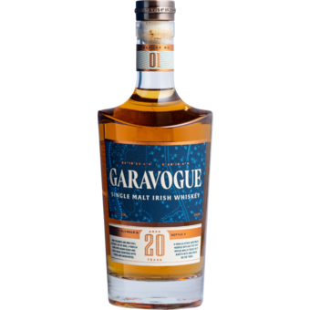 Bottle shot for  Garavogue 20 Year Old Irish Single Malt Release No. 1
