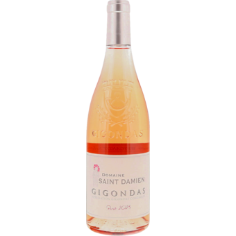 Bottle shot for 2024 Domaine Saint Damien Gigondas Rose