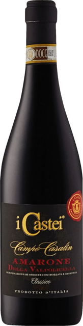 Bottle shot for 2020 Michele Castellani I Castei Amarone Campo Casalin