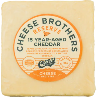 Bottle shot for  Cheese Bros. 15 Year Aged Cheddar