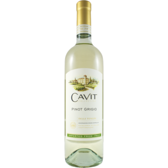 Bottle shot for 2025 Cavit Pinot Grigio
