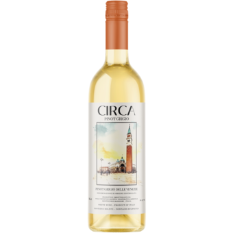 Bottle shot for 2025 Circa Delle Venezie Pinot Grigio
