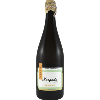 Bottle shot for 2021 Morgado Da Vila Pet Nat Alvarinho Loureiro