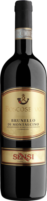 Bottle shot for 2019 Sensi Boscoselvo Brunello Di Montalcino
