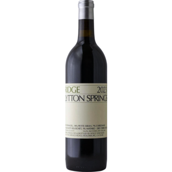 Bottle shot for 2023 Ridge Lytton Springs Proprietary Red