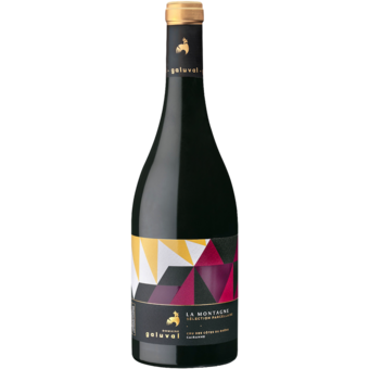 Bottle shot for 2021 Domaine Galuval La Montagne Cairanne Rouge
