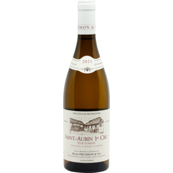 Bottle shot for 2023 Prudhon Saint Aubin Blanc 1er Cru Sur Gamay