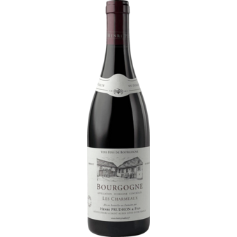 Bottle shot for 2023 Prudhon Bourgogne Rouge Les Charmeaux