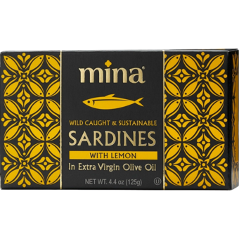 Bottle shot for  Mina Sardines W/ Lemon