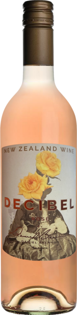 Bottle shot for 2024 Decibel Crownthorpe Vineyard Rose