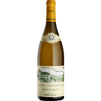 Bottle shot for 2023 Domaine Billaud Simon Chablis Mont De Milieu 1er Cru