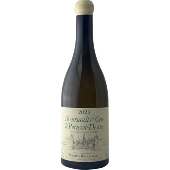 Bottle shot for 2023 Domaine Remi Jobard Meursault Poruzots Dessus 1er Cru