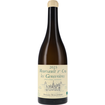 Bottle shot for 2023 Domaine Remi Jobard Meursault Les Narvaux 1er Cru
