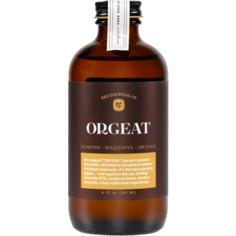 Bottle shot for  Yes, Cocktail Orgeat Syrup