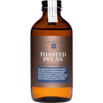 Bottle shot for  Yes, Cocktail Toasted Pecan Syrup