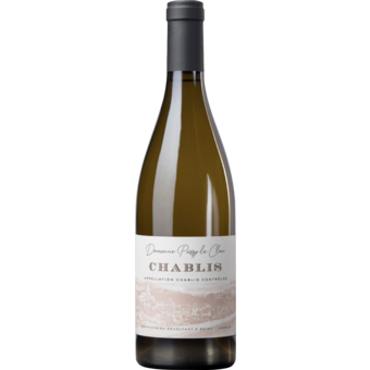 Bottle shot for 2023 Domaine Passy Le Clou Chablis
